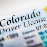 CLOSE UP PICTURE OF COLORADO DRIVERS LICENSE